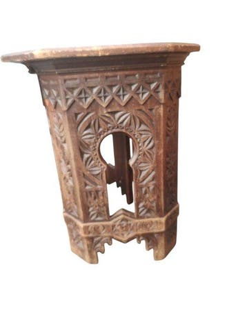 Kast - Hout - Moorse bijzettafel van hout