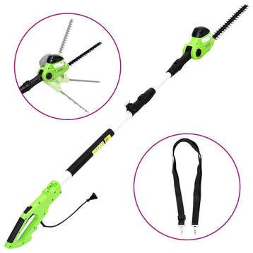 vidaXL Heggenschaar elektrisch telescopisch 41 cm 550 W, Tuin en Terras, Heggenscharen, Verzenden, Nieuw
