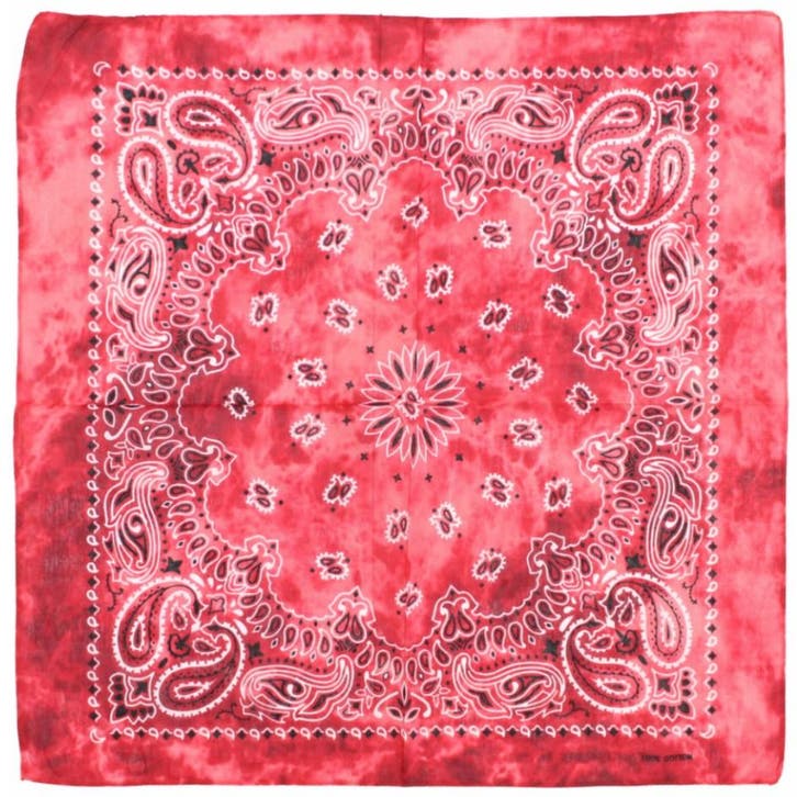 Fako Fashion - Paisley Bandana - Tie Dye - Acid Wash - Rood, Kleding | Heren, Mutsen, Sjaals en Handschoenen, Verzenden