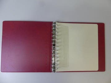 Accessoires - 3 classeurs à anneaux Leuchtturm, Gestempeld