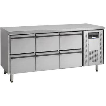 Koelwerkbank | COOL-LINE | 417L | 6 Laden (1/1 GN) |, Verzenden