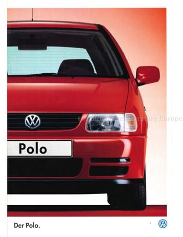 1998 VOLKSWAGEN POLO BROCHURE DUITS, Ophalen of Verzenden, Nieuw