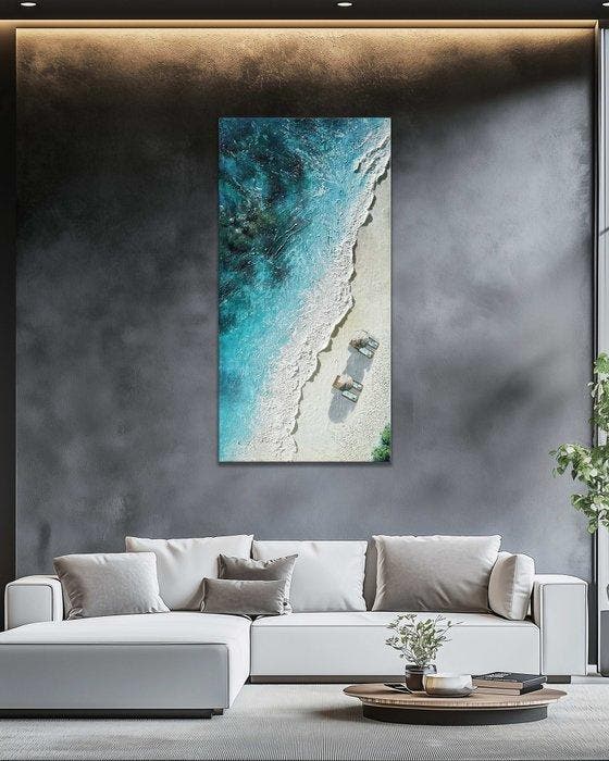 Clelia - Shoreline Reverie, Antiek en Kunst, Kunst | Schilderijen | Modern