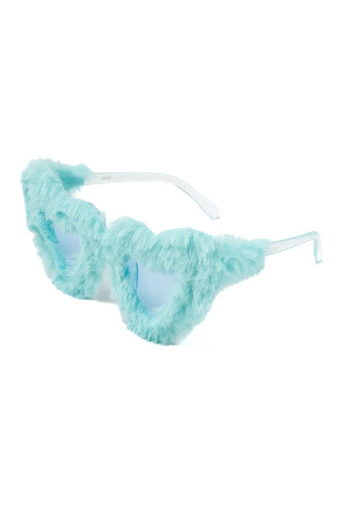 Hartjes Bont Zonnebril Blauw Montuur Kunststof Blauwe Glazen, Hobby & Loisirs créatifs, Articles de fête, Enlèvement ou Envoi