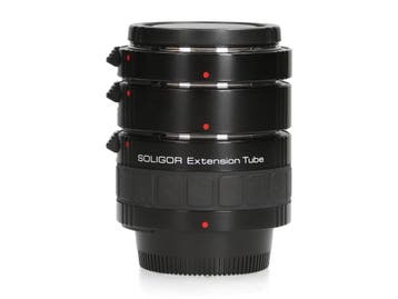 Soligor Extension Tube Set 12/20/36mm - Nikon F, Ophalen of Verzenden, Zo goed als nieuw