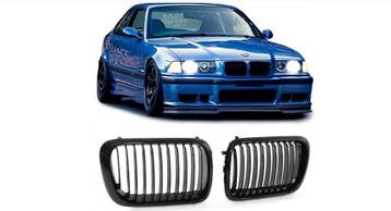 Glanzend Zwarte Nieren Gril Set Facelift BMW E36 B0122