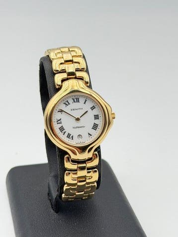 Zenith - via veneto swiss made gold plated - Zonder, Handtassen en Accessoires, Horloges | Antiek