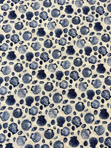 Conchiglie Blu – Mediterrane elegantie - Textiel - 280 cm -