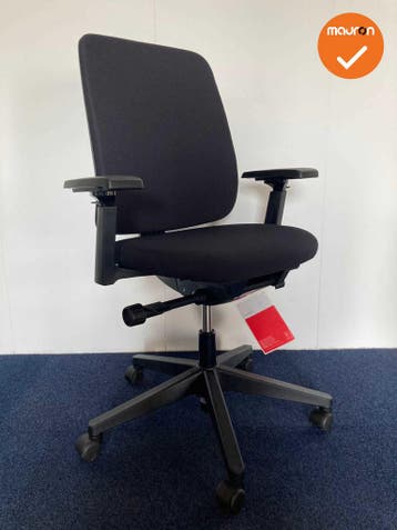 Haworth Comforto 2965 Lively - zwarte stoffering - zwart voe, Ophalen of Verzenden, Stoel