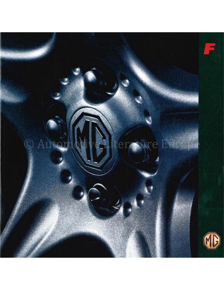 1995 MG MGF BROCHURE DUITS, Livres, Autos | Brochures & Magazines