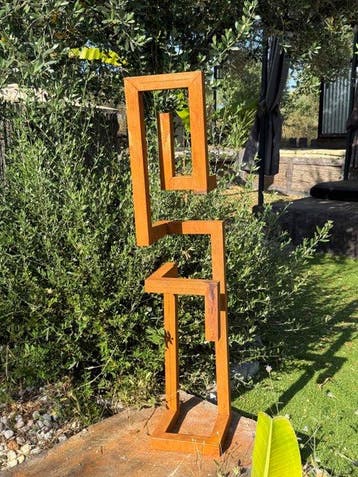 Ana Lucia B.M - Sculpture Corten - XL - No Reserve