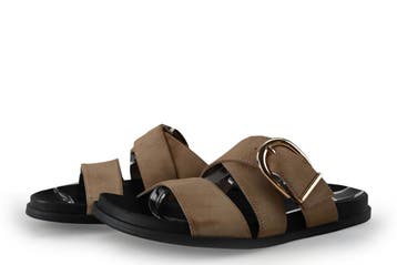 Graceland Slippers in maat 39 Beige, Kleding | Dames, Slippers, Verzenden, Beige, Zo goed als nieuw