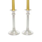 L J Millington - Chandelier (2) - Argent 925 - Bougeoir en, Antiquités & Art