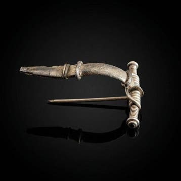 Oud-Romeins, Keizerrijk Zilver Brooch, Uitzonderlijke