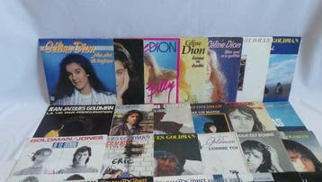 Céline Dion, Jean Jacques Goldman - Collection of 25 x 7