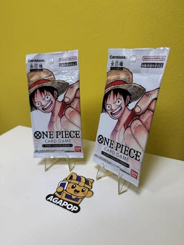 One Piece - 2 Booster pack - P-001 P-005 – Busta Promo, Nieuw