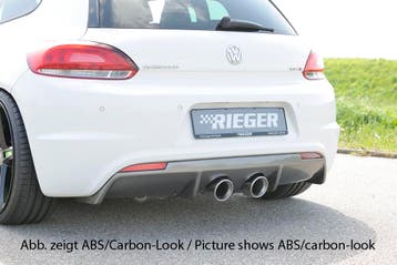 Rieger diffuser voor R-Line achterbumper | Scirocco 3 (13):, Verzenden
