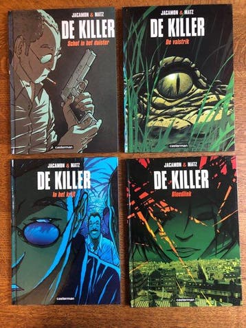 De Killer 1 t/m 5 - Opeenvolgende reeks HC - 5 Album -