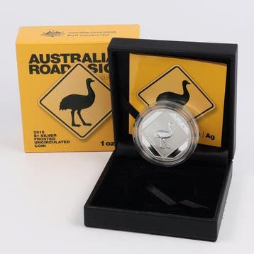 Australië. 1 Dollar 2013/2015 - Australian Road Signs (3