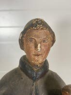 sculptuur, Sint Antonius met kindje (Jezus) - 54 cm - Hout, Antiek en Kunst