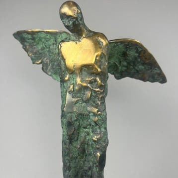 J. Zak (XX-XXI) - The Angel -He - bronze.