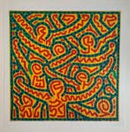 Keith Haring (after) - Untitled 1998 - Pop Art Print - 66 x