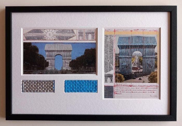 Christo Javacheff (1935-2020) - L´Arc de Triomphe, Wrapped –, Antiek en Kunst, Antiek | Overige Antiek