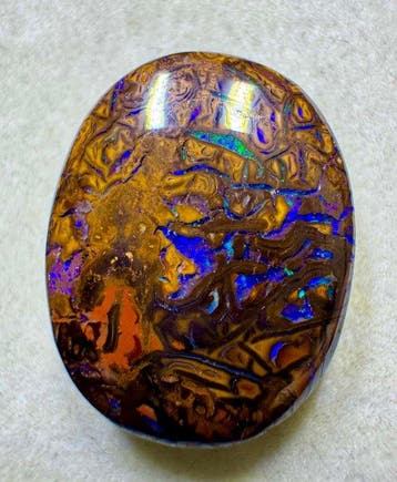 Opaal Cabochon - Hoogte: 18 mm - Breedte: 13 mm- 2 g - (1)