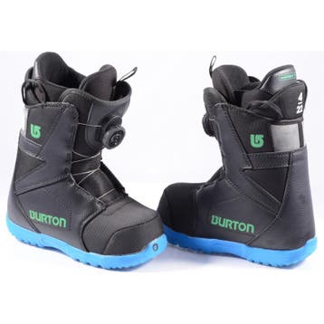 38 39 kinder snowboard schoenen BURTON PROGRESSION BOA, BLAC, Verzenden, Gebruikt