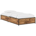 vidaXL Bedframe Oud hout 80 x 200 cm Bewerkt hout, Verzenden