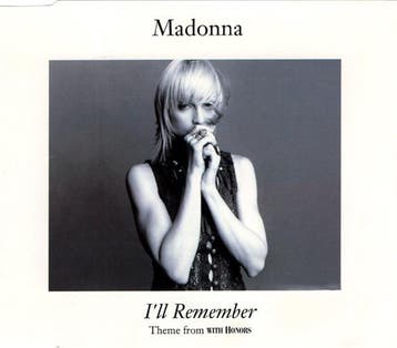 Madonna - Ill Remember (Theme From With Honors), Verzenden