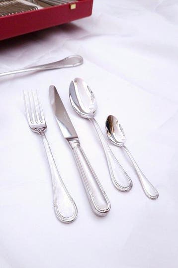 Guy Degrenne - Bestekset (49) - Ruban - Inox 18-10, Antiek en Kunst