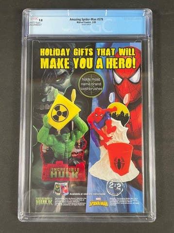 The Amazing Spider-Man #579 Variant Cover - 1 Graded comic -