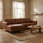 Leren hoekbank Match - 2.5-zits arm rechts + Longchair arm, Huis en Inrichting, 250 tot 300 cm, Bohemian, Industrieel, Modern, Scandinavisch