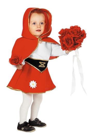 Roodkapje Kostuum Baby, Kinderen en Baby's, Carnavalskleding en Verkleedspullen, Verzenden, Nieuw