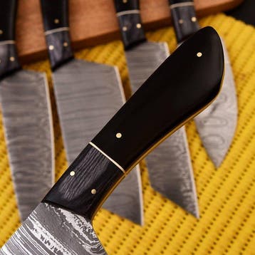 Keukenmes - Chefs knife - Gevouwen staal, Pakka wood en, Antiek en Kunst