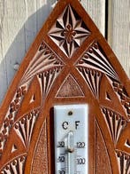 sinderaam & co Amsterdam Barometer en Thermometer - Hout,, Antiek en Kunst