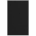 vidaXL Deurmat 90x150 cm zwart, Verzenden, Nieuw