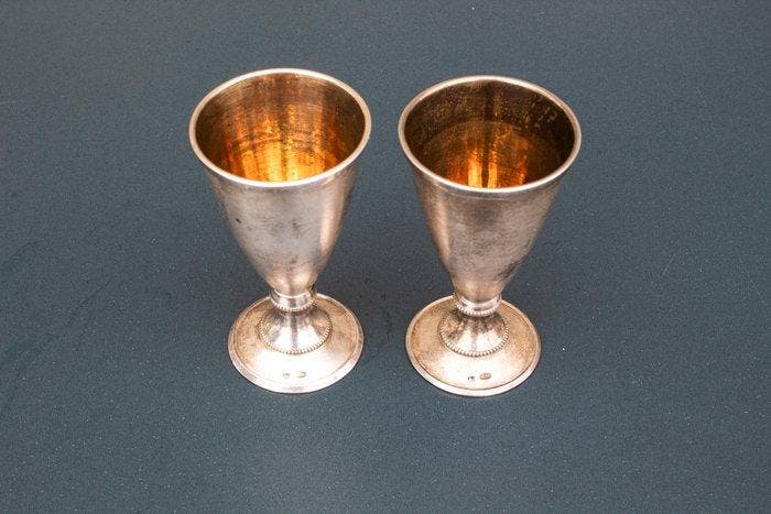 Soviet Sterling Silver - Verre à eau - Argent 916 (88, Antiquités & Art, Antiquités | Argent & Or