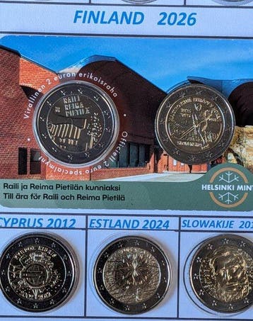 Europa. 2 Euro 2015/2026 (16 coins incl. 1 Coincard) (Zonder