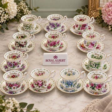Royal Albert - Kop en schotel (24) - Flower of the Month