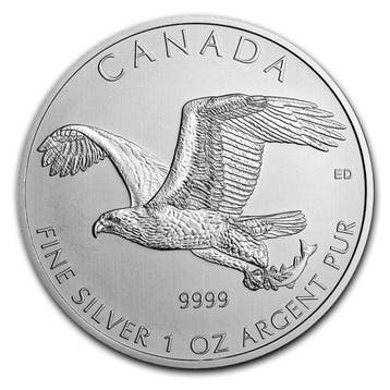 Canada. 5 Dollars 20 x 2014 1 oz $5 CAD Canadian Birds of