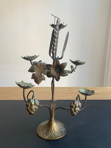 Chandelier (2) - Laiton - Candélabres floraux