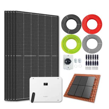 Zonnepanelen pakket voor schuindak - 3.5 kW - 5x 700, Doe-het-zelf en Bouw, Zonnepanelen en Toebehoren, Ophalen of Verzenden, Nieuw