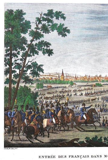 Rusland - Moskou (Napoleon); Vernet / Couché - Entrée des