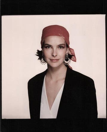 Gilles Tapie - Carole Bouquet à Paris vers 1985 Vintage