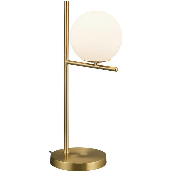 LED Tafellamp - Trion Pora - E14 Fitting - Rond - Mat Goud -, Maison & Meubles, Lampes | Lampes de table, Envoi