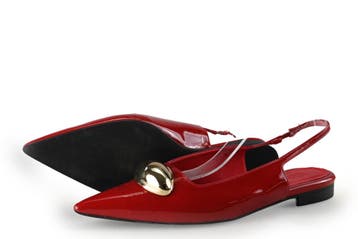 Toral Slingbacks in maat 40 Rood, Kleding | Dames, Schoenen, Verzenden, Zo goed als nieuw, Toral, Rood