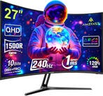 Gaming Monitor - Beeldscherm computer - 27 inch - Curved - 2, Verzenden, Nieuw