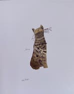 Andy Warhol - “Green Sam, 1954. Gesigneerd in de plaat.